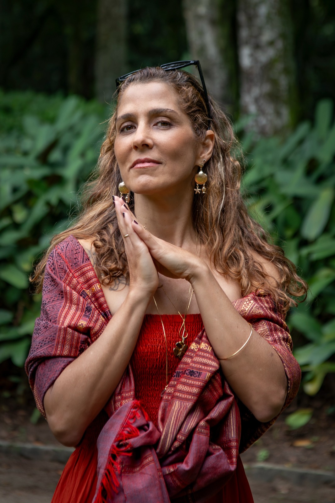 Ligia Kuntz Moura em contemplação